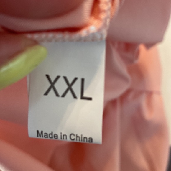 Boutique Short Sleeve Ruffle Tiered Babydoll Dress Pink XXL - Picture 6 of 11